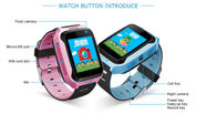 New Q529 Kid Smart Phone Color Touch Screen LBS GPS Smart Watch With Camera Function