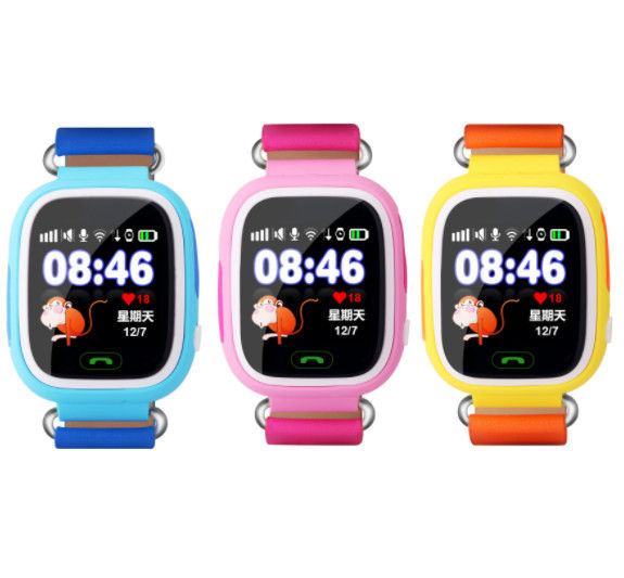 Waterproof GPS wifi wrist watch Q90 mobile phone smart watch for kids