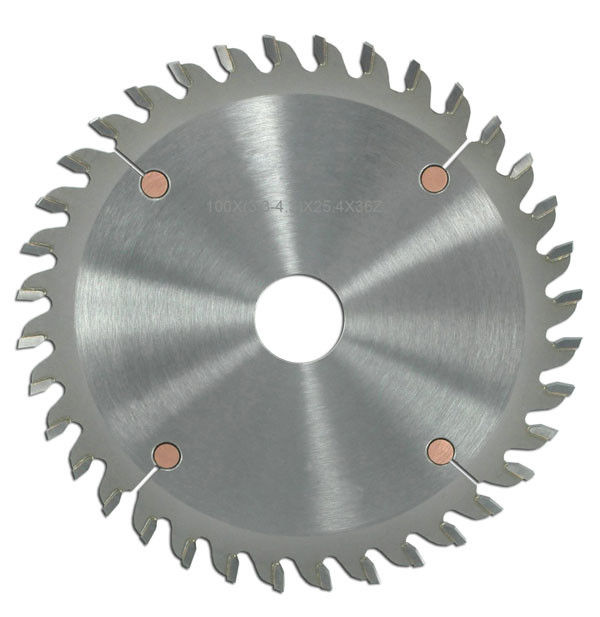 TCT saw blade (Conic scoring saw blades for MDF, HDF, particle board, laminates, and bonded materials)
