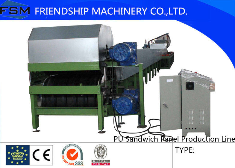 New Type PU Sandwich Panel Production Line With Automatically Cutting System