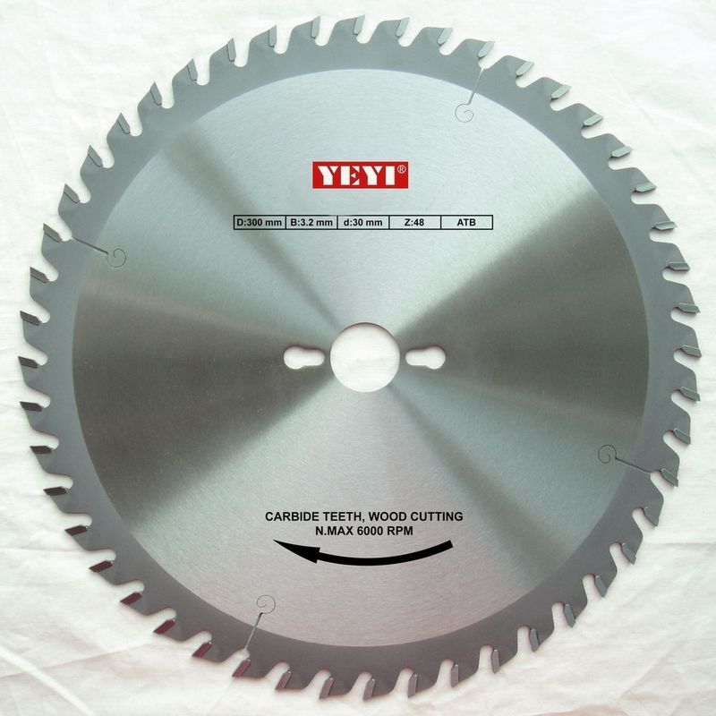 Carbide Tipped multi purpose saw blades cutting laminated chipboard , panel