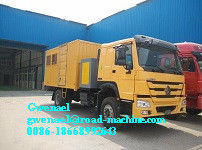 HOWO 4 x 2 Light Duty Commercial Trucks Mobile Workshop Truck