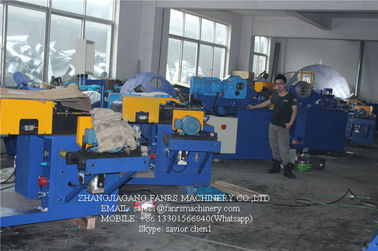 Steel Spiral Tube Former Machine With Automatic Saw Blade Cutting System