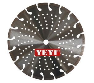 Dia 180mm 300mm 400mm Diamond Concrete , Sandstone , Asphalt Saw Blades Segmented Type