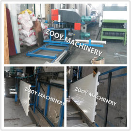 Rubber Belt Transmission For 1000mm PU Sandwich Panel Machine, PLC Control Automatic Foaming