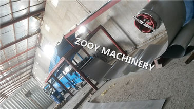Rubber Belt Transmission For 1000mm PU Sandwich Panel Machine, PLC Control Automatic Foaming