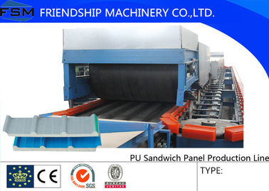 Continuously Automatic PU Sandwich Panel Production Line Two Tanks