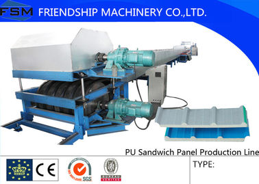 Continuously Automatic PU Sandwich Panel Production Line Two Tanks