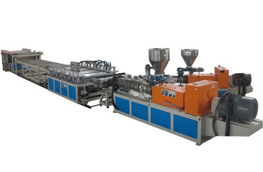 Two Screw WPC Door Board Extruder / Plastic Sheet Extruder For PVC Panel 915mm / 1220mm