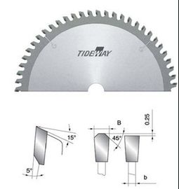 TCT saw blades for cutting non - ferrous metals (negative)