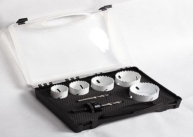 Bi Metal Metal Cutting Drill Hole Saw Set 51mm 57mm 64mm For Vertical Drill Machine