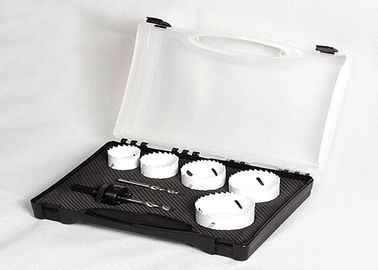 Bi Metal Metal Cutting Drill Hole Saw Set 51mm 57mm 64mm For Vertical Drill Machine