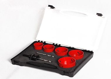 Bi Metal Metal Cutting Drill Hole Saw Set 51mm 57mm 64mm For Vertical Drill Machine