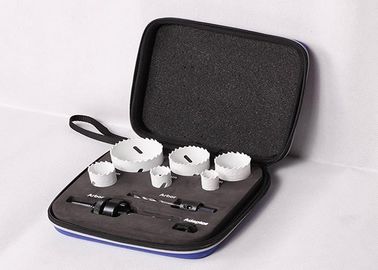 9PC HSS Bi Metal Hole Saw Set 35mm Deep Cut With Cloth Case