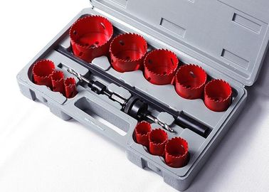 14PC HSS Bimetal Hole Saw , Custom Pitch Teeth Hole Cutting Saw Set
