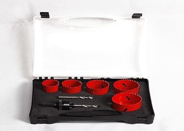 7PC Stainless Steel Bimetal Hole Saw 38mm 44mm 2 inch 2.5 inch With Pilot Drill / Arbors
