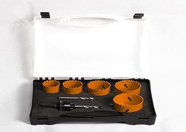 7PC Stainless Steel Bimetal Hole Saw 38mm 44mm 2 inch 2.5 inch With Pilot Drill / Arbors