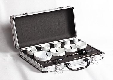 13PC Wood / Plastic Bi Metal Hole Saw Set 51mm 57mm 64mm With Aluminium Case