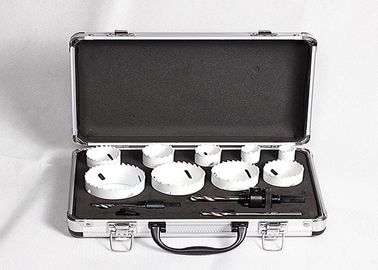 13PC Wood / Plastic Bi Metal Hole Saw Set 51mm 57mm 64mm With Aluminium Case
