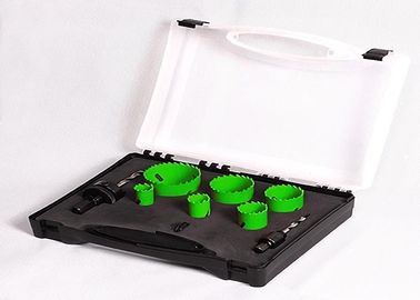 9PC HSS Bimetal Hole Saw Set With Plastic Case , Hole Cutter Drill Bit
