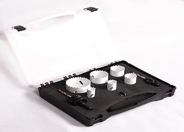 Electricians Bimetal Hole Saw Drill Set With Cutting Depth 38mm , Plastic Case