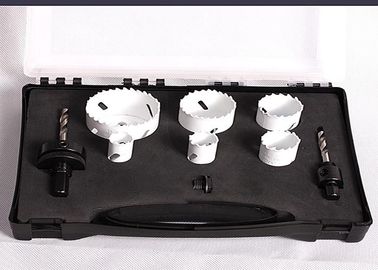 Electricians Bimetal Hole Saw Drill Set With Cutting Depth 38mm , Plastic Case