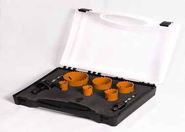 Electricians Bimetal Hole Saw Drill Set With Cutting Depth 38mm , Plastic Case