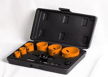 Precision HSS Metal Cutting Hole Saw Cutter Set , Carbide Tooth Hole Saw