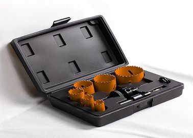 Precision HSS Metal Cutting Hole Saw Cutter Set , Carbide Tooth Hole Saw