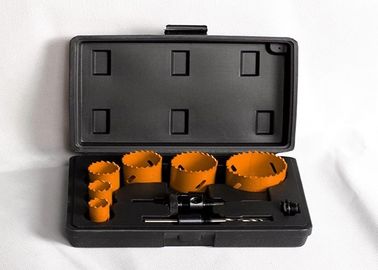 Precision HSS Metal Cutting Hole Saw Cutter Set , Carbide Tooth Hole Saw