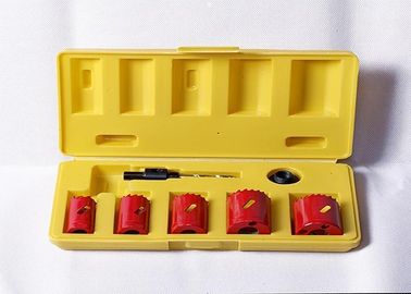 7PC HSS Bimetal Hole Saw Stainless Steel M3 / M42 With Arbors / Adapter