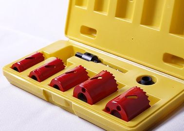 7PC HSS Bimetal Hole Saw Stainless Steel M3 / M42 With Arbors / Adapter