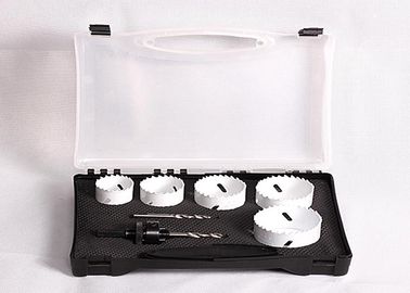 7PC HSS Bimetal Hole Saw , Large Diameter 1.5" - 2.5" Hole Saw Drill Bit