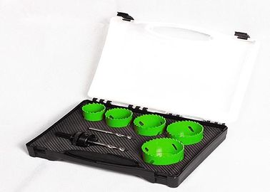 7PC HSS Bimetal Hole Saw , Large Diameter 1.5" - 2.5" Hole Saw Drill Bit