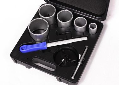 Tile / Ceramic / Marble Tungsten Carbide Hole Saw Set With Half Round File 6''