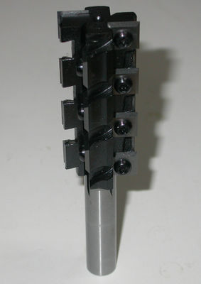 CNC  Straight Bit With Reversible Knives CNC Router Bits With Changeable Carbide Tip