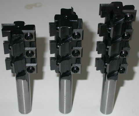 CNC  Straight Bit With Reversible Knives CNC Router Bits With Changeable Carbide Tip