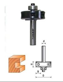 Finished surface slotting CNC router bits with reversible knives