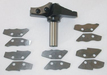 CNC Router Bits With Changeable Knives, 1/2 shank Black Color