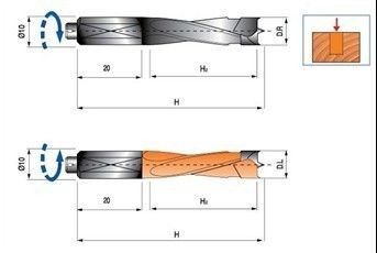 Carbon steel and carbide tips TCT drill bits for multiple drilling machines