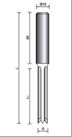 4 Flutes boring TCT drill bits (HSS) with black (RH) color painted surface
