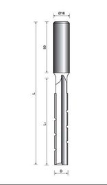 Custom Micro - grain carbide tips mortising TCT drill bits (16MM shank)