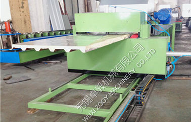 Flying Saw Cutting System PU Sandwich Panel Machine With 1 Set High Press PU Foaming machine