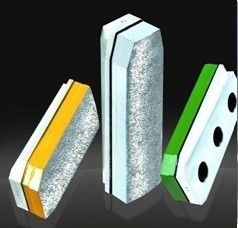 140mm Diamond Grinding Tools / Diamond Fickert For Grinding and Polishing Granite Stone