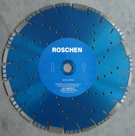 Professional Diamond Cutting Tools 9 inch Cutting Blade for asphalt / concrete