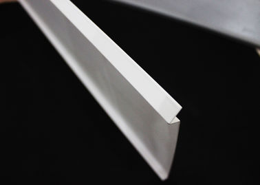 Commercial Corrugated Suspended Metal Ceiling Custom / bathroom linear metal ceiling panels