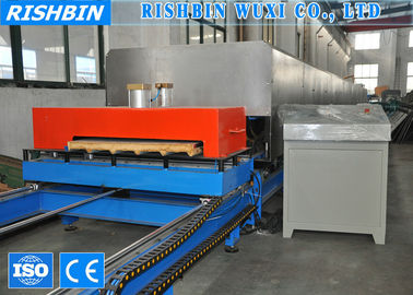 Metal Surface Glass Wool & PU Sandwich Panel Machine with Non - stop Cutting
