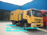 HOWO 4 x 2 Light Duty Commercial Trucks Mobile Workshop Truck