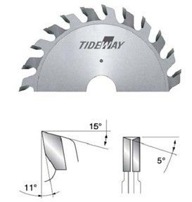 Adjustable scoring TCT circular saw blades with premium steel and Micro grain carbide tips